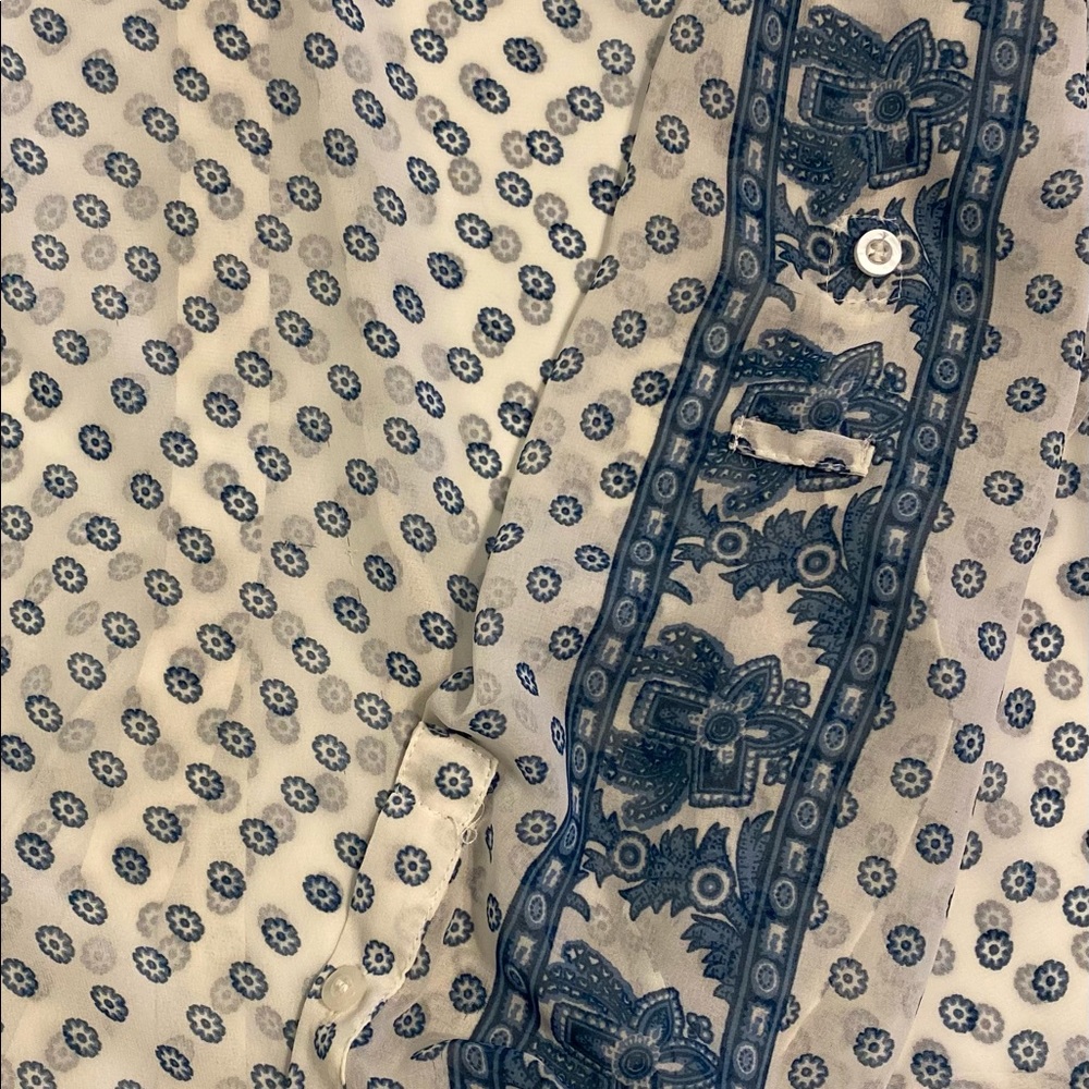 Free People Translucent Blouse